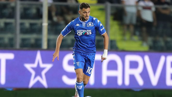 EMPOLI, ITALY - AUGUST 21: Nedim Bajrami of Empoli FC in action during the Serie A match between Empoli FC v SS Lazio at Stadio Carlo Castellani on August 21, 2021 in Empoli, Italy. (Photo by Gabriele Maltinti/Getty Images) EMPOLI, ITALY - AUGUST 21: Nedim Bajrami of Empoli FC in action during the Serie A match between Empoli FC v SS Lazio at Stadio Carlo Castellani on August 21, 2021 in Empoli, Italy. (Photo by Gabriele Maltinti/Getty Images)