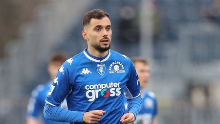 EMPOLI, ITALY - JANUARY 09: Nedim Bajrami of Empoli FC in action during the Serie A match between Empoli FC v US Sassuolo at Stadio Carlo Castellani on January 9, 2022 in Empoli, Italy. (Photo by Gabriele Maltinti/Getty Images) Bajrami