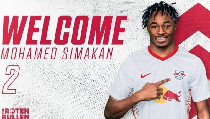 Mohamed Simakan è ufficialmente un nuovo giocatore del Lipsia (credits: Twitter Lipsia) 