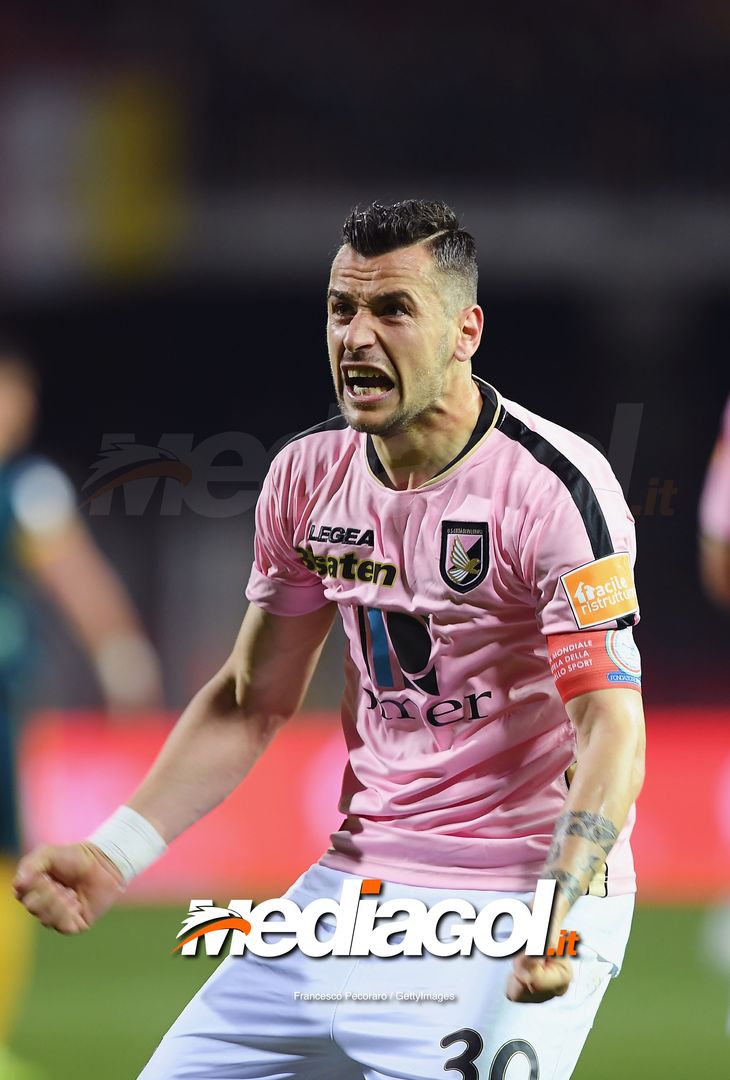  during the Serie B match between Benevento and Carpi FC at Stadio Ciro Vigorito on April 14, 2019 in Benevento, Italy. 