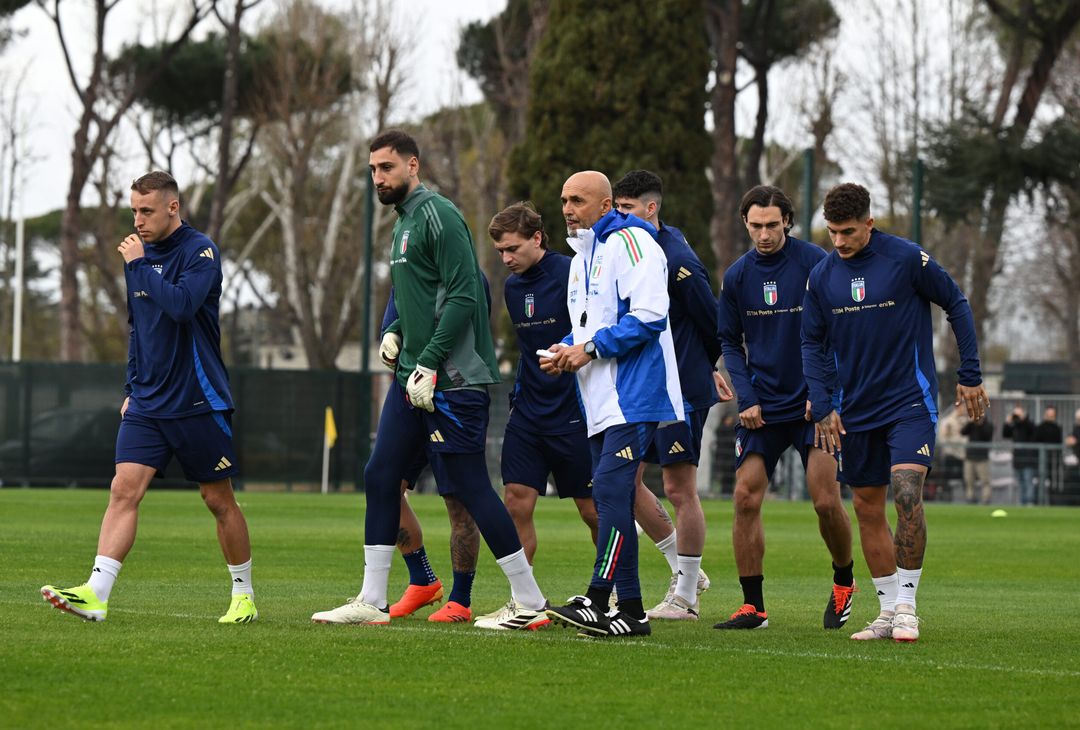 Italia, Pellegrini e Mancini si allenano con la Nazionale di Spalletti – FOTOGALLERY - immagine 9