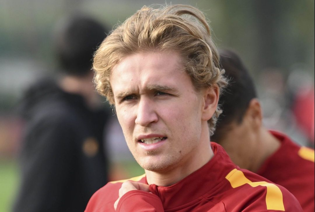 Roma, allenamento a Trigoria dopo la vittoria contro il Bologna – FOTO GALLERY - immagine 29