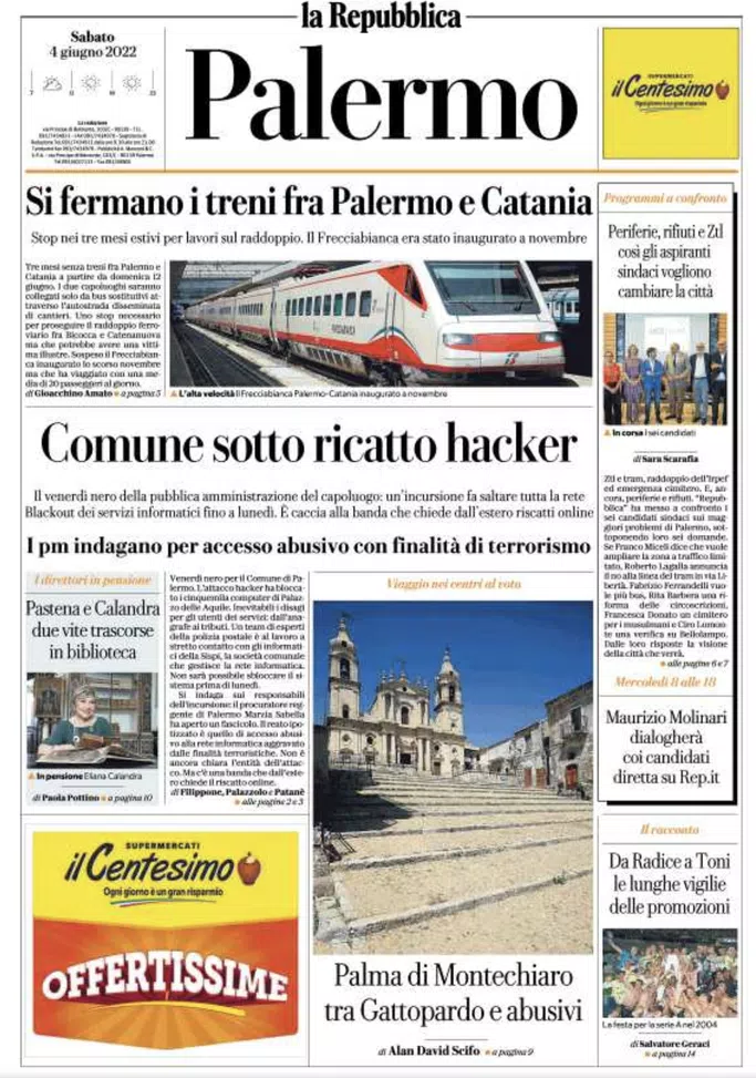 prima pagina