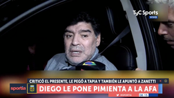 Maradona attacca Zanetti: “Non mi piace, si propone per tutto. Che sia presidente dell’Inter o…”