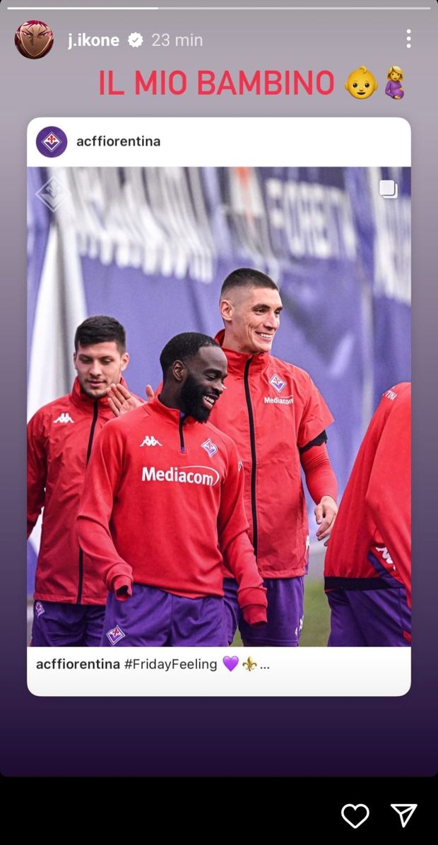 FOTO – Ikoné e Milenkovic, che coppia! “Il mio bambino”- immagine 2