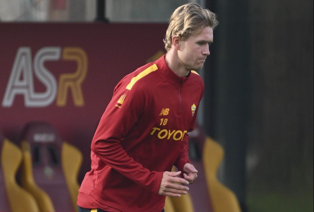 Roma, allenamento a Trigoria dopo la vittoria contro il Bologna – FOTO GALLERY - immagine 51