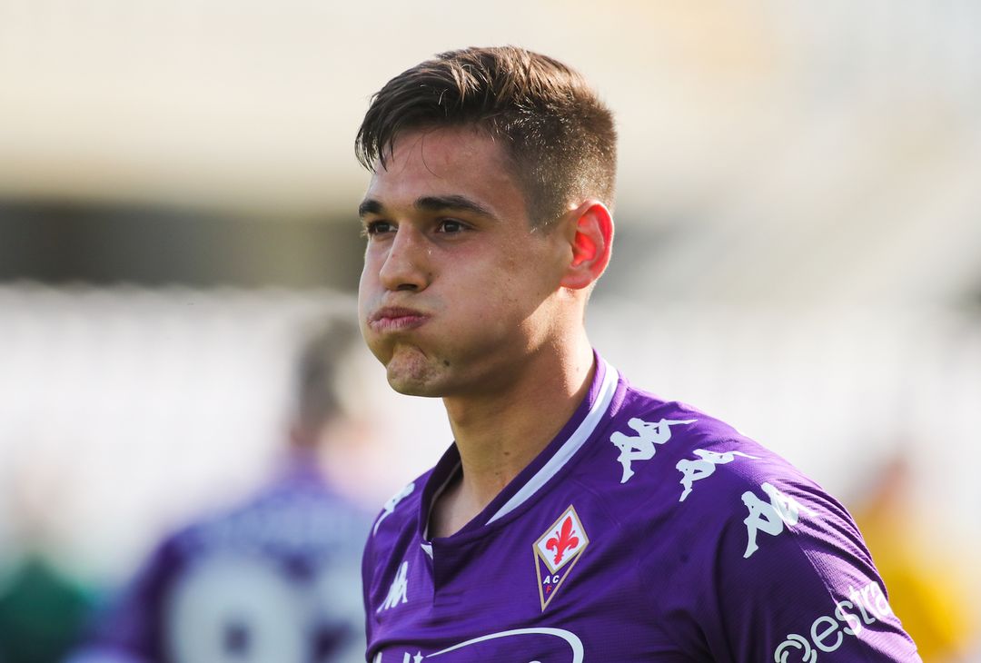  GERMOGLI PH: 7 MARZO 2021 FIRENZE STADIO ARTEMIO FRANCHI SERIE A FIORENTINA VS PARMA NELLA FOTO ESULTANZA GOL QUARTA 