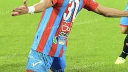 Catania ribalta la Viterbese: prima Pecorino poi Sarao con un rigore al 93′
