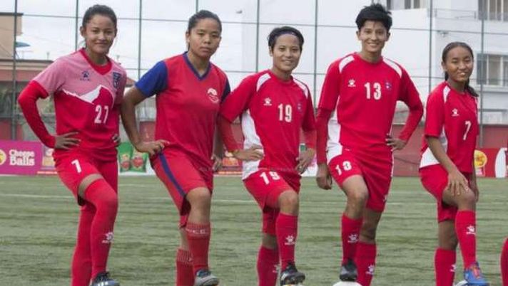 Le ragazze della Nazionale nepalese Le ragazze della Nazionale nepalese
