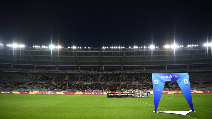 TURIN, ITALY - AUGUST 25:  A general view during the Serie A match between Torino FC and US Sassuolo at Stadio Olimpico di Torino on August 25, 2019 in Turin, Italy.  (Photo by Valerio Pennicino/Getty Images) 