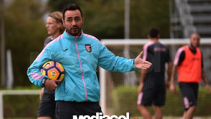 Palermo: lavoro di scarico per gli uomini di De Zerbi, fisioterapia per quattro rosa  Palermo: lavoro di scarico per gli uomini di De Zerbi, fisioterapia per quattro rosa