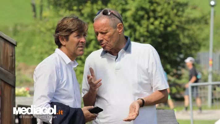Manuel Gerolin e Maurizio Zamparini a colloquio