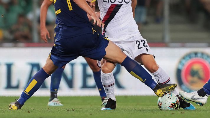 Marash Kumbulla, a sinistra (Foto Getty Images) Marash Kumbulla, a sinistra (Foto Getty Images)