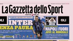 PRIMA PAGINA GAZZETTA DELLO SPORT OGGI: “Napoli fuori, Juve al mondiale”