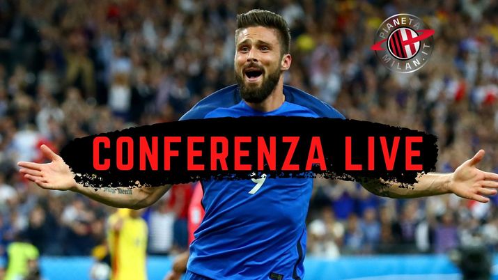 Il LIVE della conferenza stampa di presentazione di Olivier Giroud (attaccamte AC Milan) a Milanello | Calciomercato Milan News (Getty Images) 