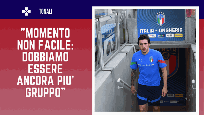 Sandro Tonali, centrocampista del Milan e dell'Italia (getty images)