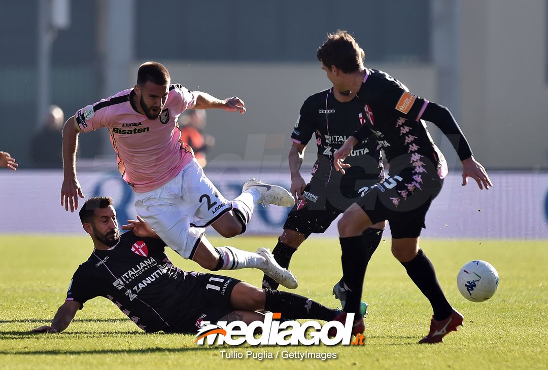  during the Serie B match between Padova and US Citta di Palermo t Stadio Euganeo on December 8, 2018 in Padova, Italy. 