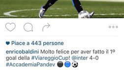 Baldini: “Molto felice per aver fatto il primo gol della Viareggio Cup”