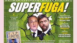 Prima Pagina, La Gazzetta dello Sport: “SuperFuga! Crolla il piano dei 12. Inter, ora Conte va allo sprint. Milan e Juve, caccia ai gol Champions”