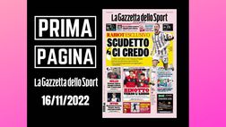Prima pagina Gazzetta dello Sport: “Rabiot: ‘Scudetto, ci credo'”