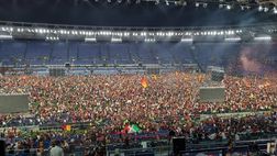 Boato all’Olimpico e festa: che notte, Roma