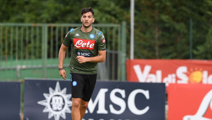 TRENTO, ITALY - JULY 14:    Kostas Manolas during SSC Napoli Pre-Season Training Camp on July 14, 2019 in Trento, Italy.  (Photo by SSC NAPOLI/SSC NAPOLI via Getty Images) 