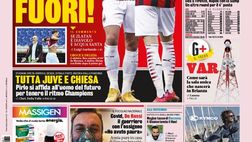 Prima Pagina, La Gazzetta dello Sport: “Milan, sei bello fuori. Conte alla rovescia. Tutta Juve e Chiesa”