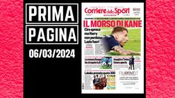 Prima pagina Corriere dello Sport: “Il morso di Kane”