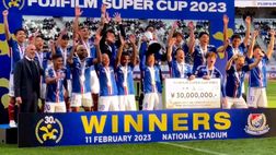 Giappone, calcio champagne Yokohama: ed è Supercoppa!