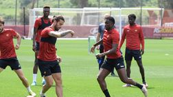 Roma in campo a Trigoria in vista del Leicester – FOTO GALLERY