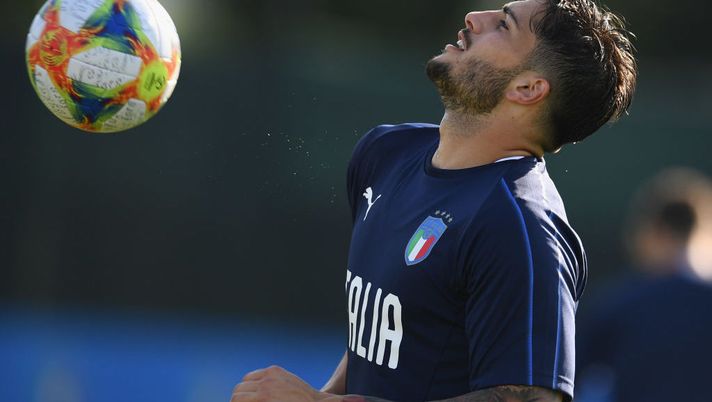 Kevin Bonifazi durante un allenamento con la Nazionale italiana (foto: Getty Images) 