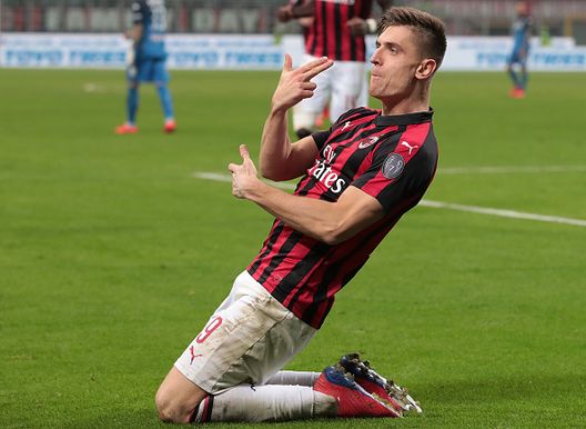 Krzysztof Piatek, attaccante del Milan (credits: GETTY images) 
