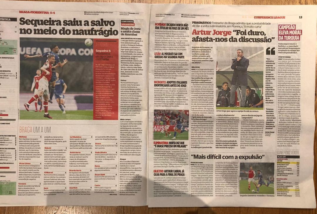 FOTO VN – I titoli dei giornali portoghesi. “Disastro”, “I guerrieri affondano” - immagine 5