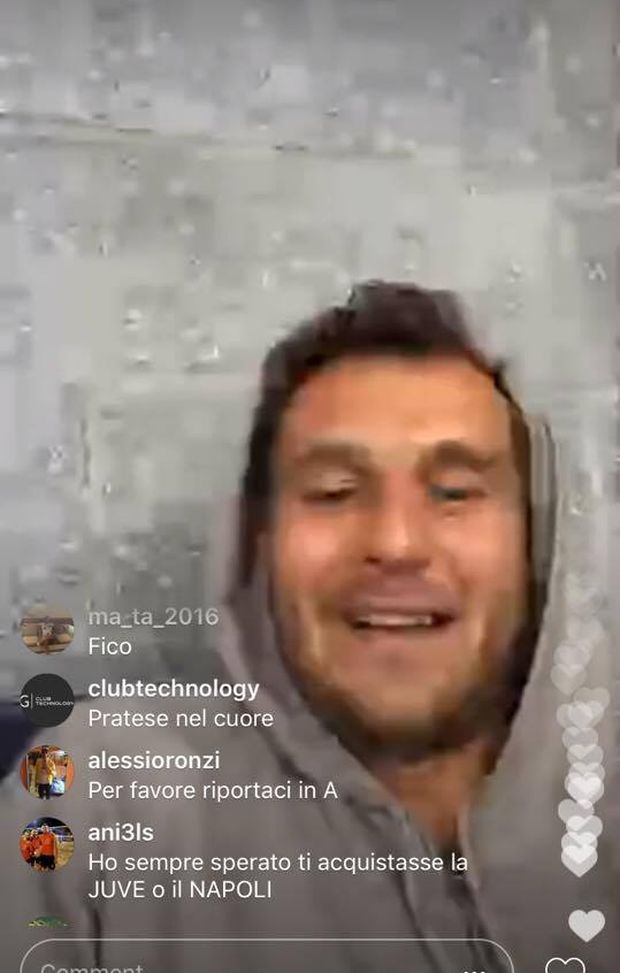 dal profilo Instagram di Alessandro Diamanti   dal profilo Instagram di Alessandro Diamanti