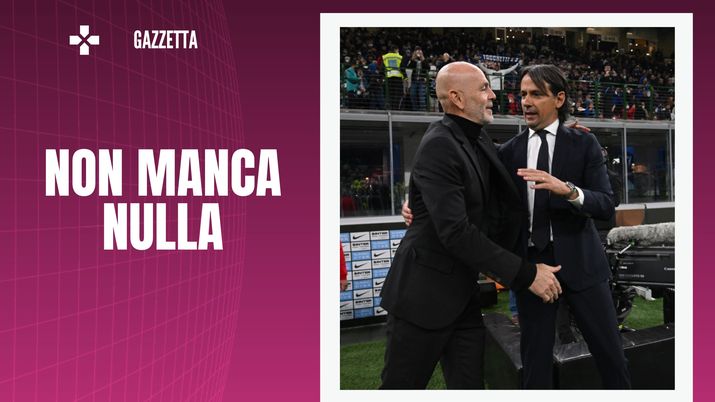 Stefano Pioli Simone Inzaghi, allenatori di Milan e Inter