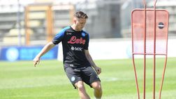 FOTO Zielinski sorride in allenamento insieme a Di Lorenzo ed Elmas