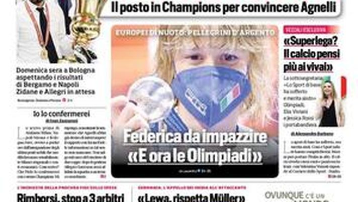 Prima Pagina, Corriere dello Sport: “Pirlo se la gioca. Zidane in attesa. Inter, arrivano i soldi” Prima Pagina, Corriere dello Sport: “Pirlo se la gioca. Zidane in attesa. Inter, arrivano i soldi”