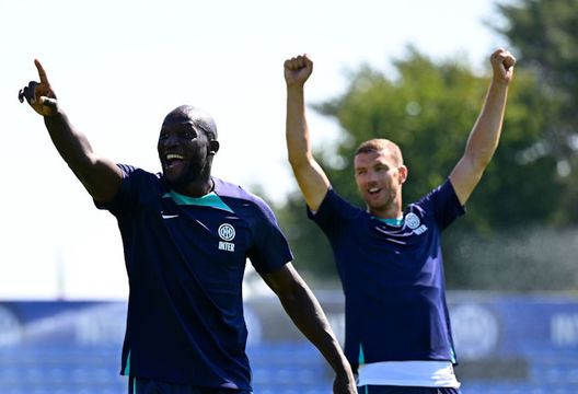 Getty Images Inter Lukaku Dzeko