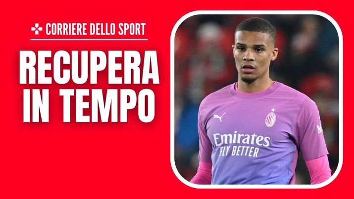 Malick Thiaw (difensore AC Milan) sarà presente per Milan-Roma (Europa League 2023-2024) di domani sera a 'San Siro' | News (Getty Images) Milan-Roma Europa League 2023-2024 Thiaw