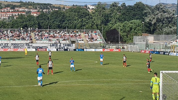 Napoli-Ascoli è 1-1: disattenzione su corner e pareggio di Bidaoui 
