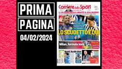 Prima pagina Corriere dello Sport: Milan formula Jovic