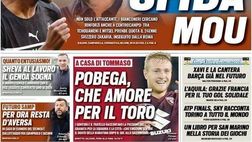 Prima Pagina, Tuttosport: “La Juve sfida Mou. Samp, per ora resta D’Aversa”