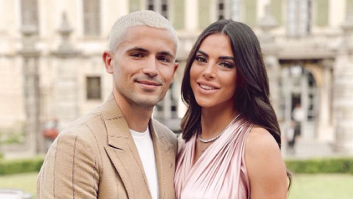 Fonte: instagram Giulia Amodio  Stefano Sensi e Giulia Amodio in un matrimonio