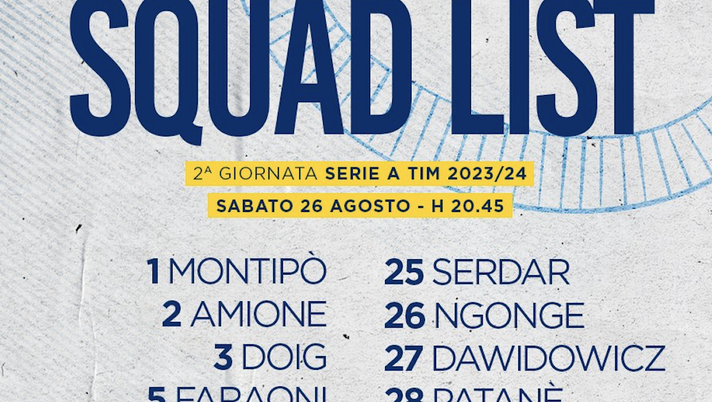FOTO HELLAS VERONA FC Verona, i convocati per la Roma - immagine 1