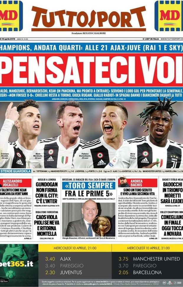 Prima Pagina, Tuttosport: “Pensateci voi. Gundogan non firma, c’è l’Inter. Caos viola” Prima Pagina, Tuttosport: “Pensateci voi. Gundogan non firma, c’è l’Inter. Caos viola”