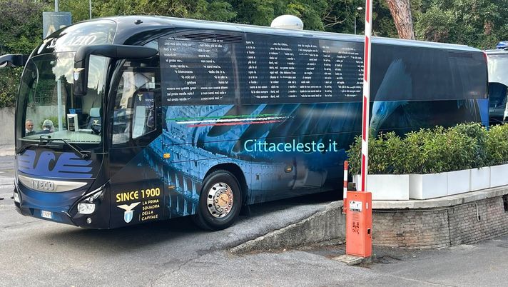 Lazio, il pullman brandizzato è da sogno – FOTO&VIDEO - immagine 1