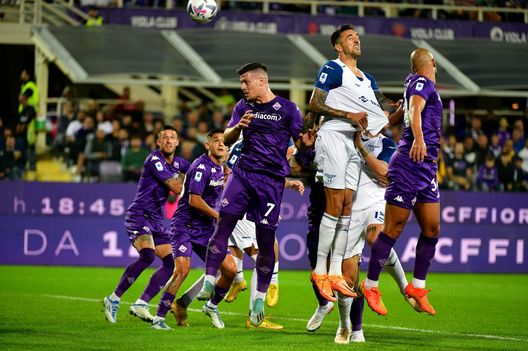 FLORENCE, ITALY - OCTOBER 10: Matias Vecino of SS Lazio scores a opening goal during the Serie A match between ACF Fiorentina and SS Lazio at Stadio Artemio Franchi on October 10, 2022 in Florence, Italy. (Photo by Marco Rosi - SS Lazio/Getty Images) Casale: “Al Franchi abbiamo dominato. Adesso serve continuità”- immagine 2