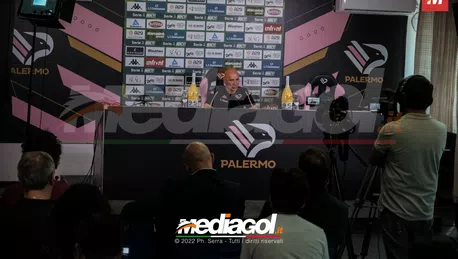 FOTO PALERMO, verso il Cittadella: mister Corini in conferenza (Gallery) - immagine 3