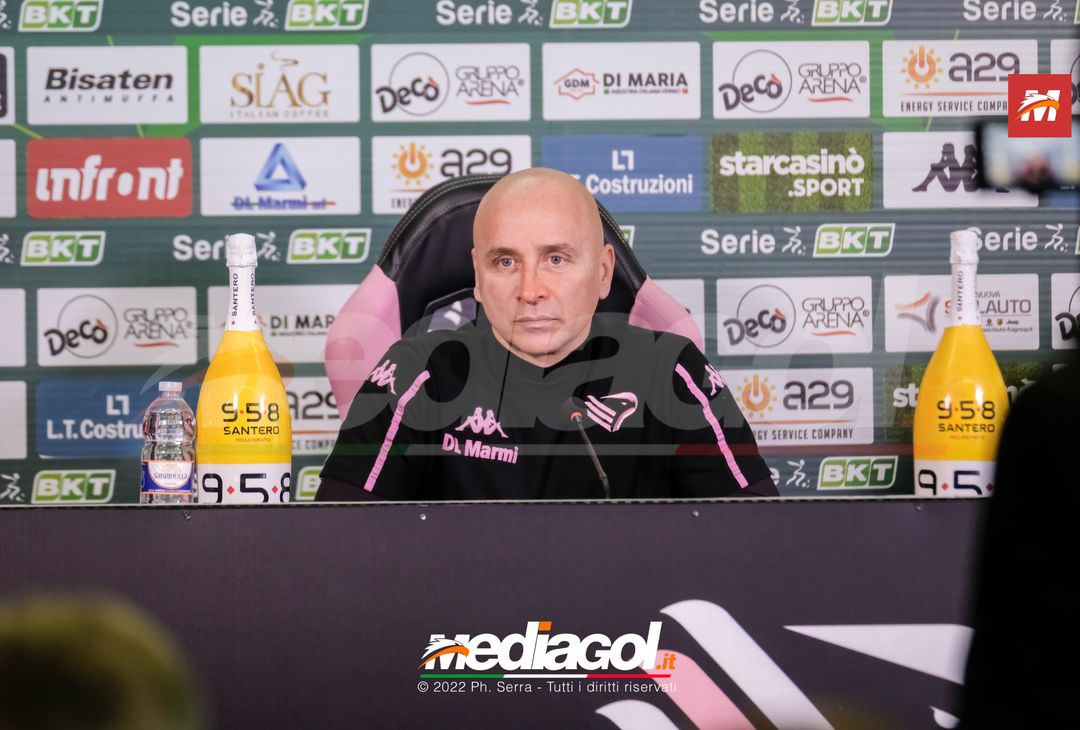 FOTO PALERMO, verso il Perugia: Corini in sala stampa (Gallery) - immagine 23