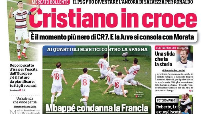 EDICOLA CDS – Italia, ecco il piano per fermare Lukaku EDICOLA CDS – Italia, ecco il piano per fermare Lukaku - immagine 1